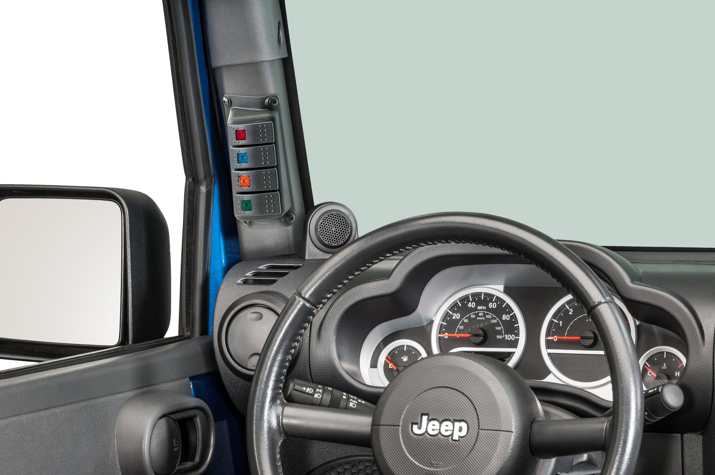 Daystar Switch Pillar in Black for 07-10 Jeep Wrangler JK