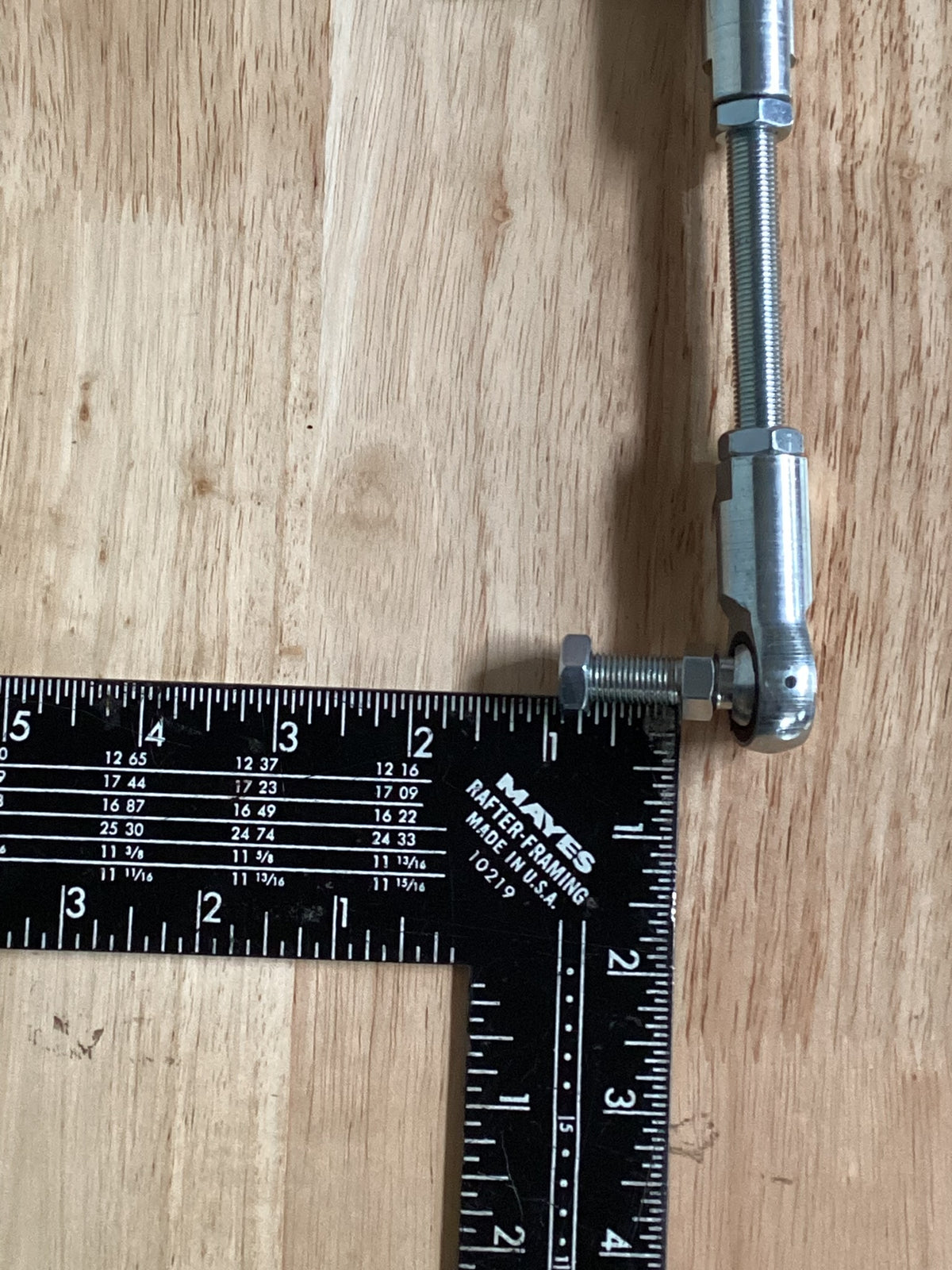 6"-7" Adjustable Link  - Dual 3/8"-24 RH Thread Heim Joint "Cablecraft" Rod Ends