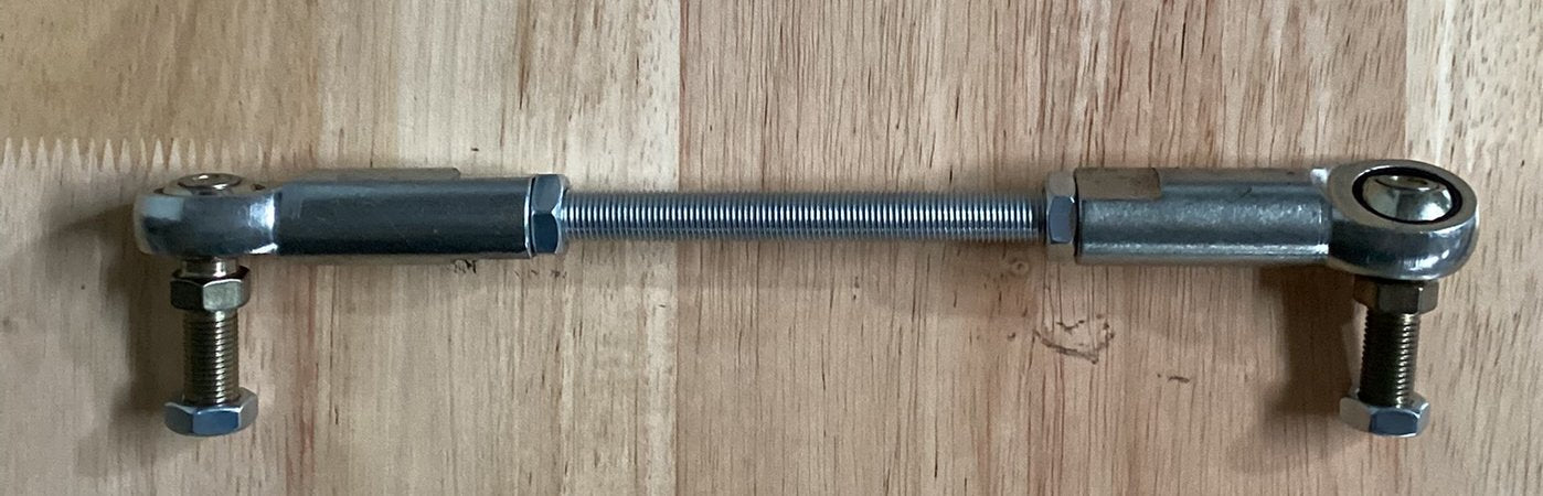 9"-11" Adjustable 3/8-24 Studded Straight Control Linkage Heim Joint/Rod Ends