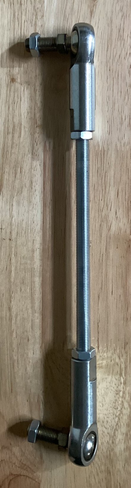 11"-13" Adjustable 3/8-24 Studded Straight Control Linkage Heim Joint/Rod Ends