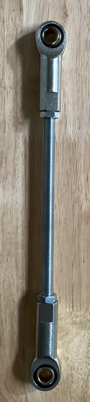 11″-13" Adjustable 3/8-24 Straight Spherical Control Linkage Ends