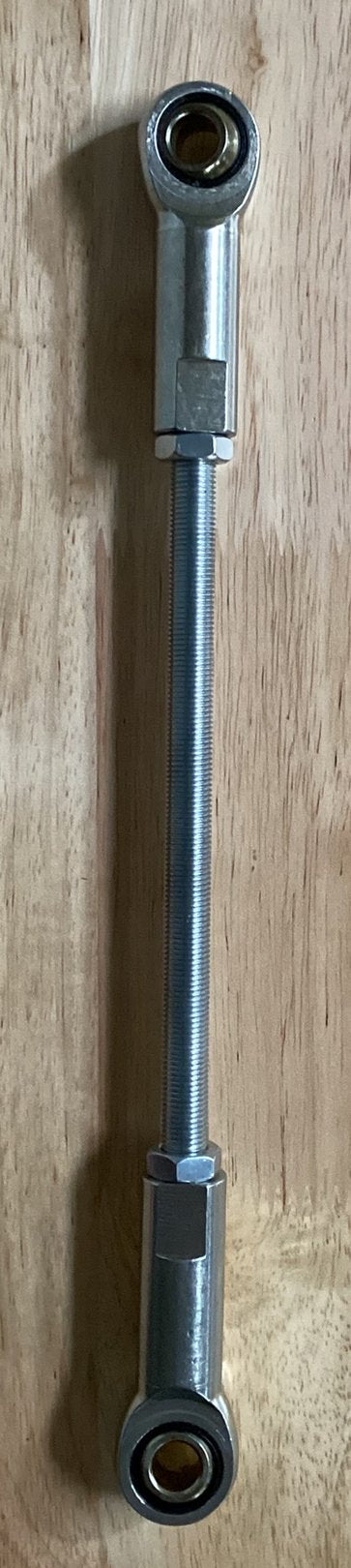 11″-13" Adjustable 3/8-24 Straight Spherical Control Linkage Ends