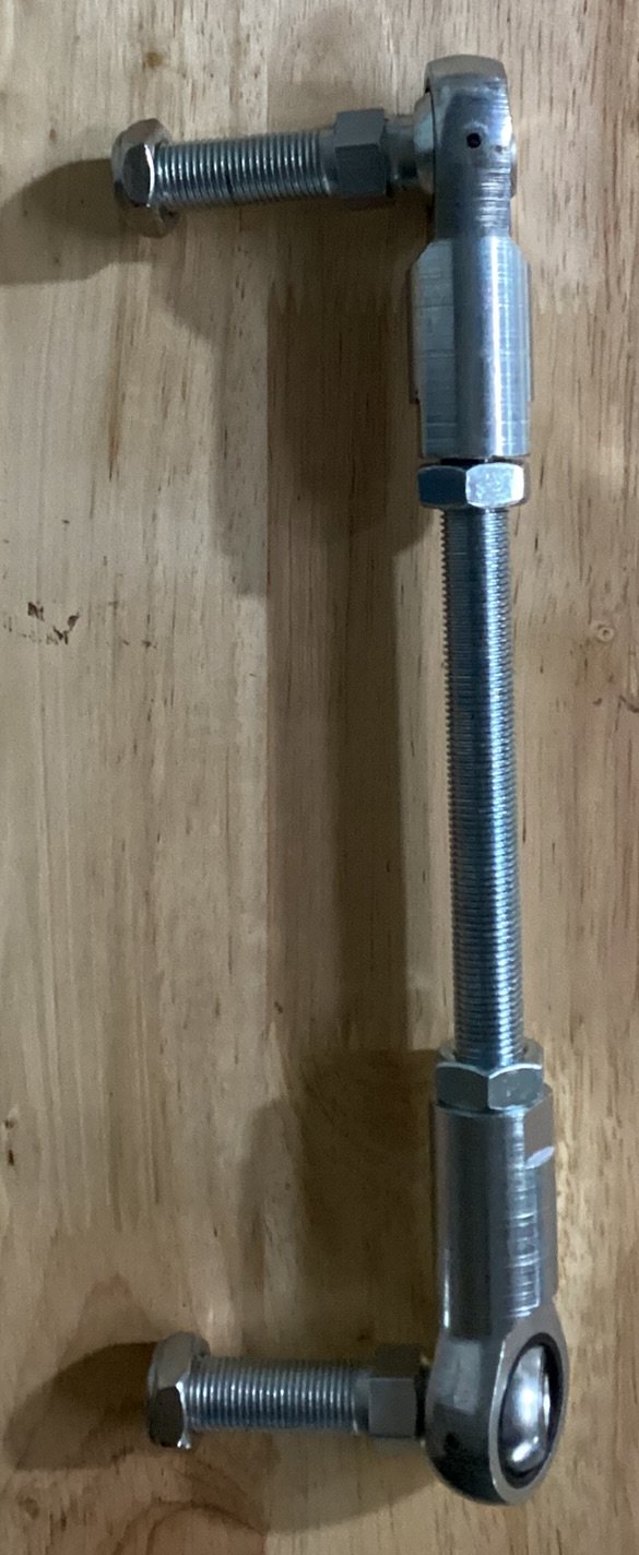 9"-11" Adjustable 1/2" 20 Studded Straight Cablecraft Control Linkage