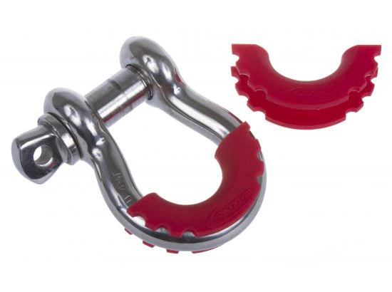 Daystar D-Ring Shackle Isolator - Red (Pair, 3/4" Shackle)
